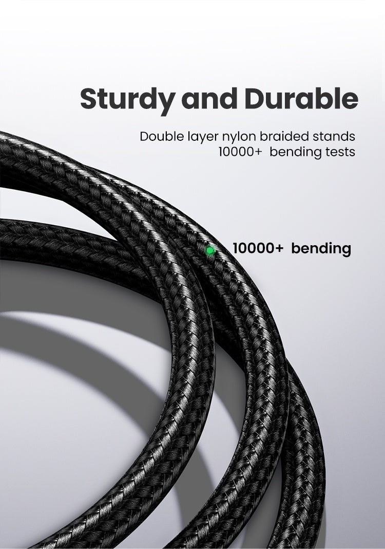 UGREEN 100W 5A USB C to USB C Cable Right Angle PD Fast Charge Type C 90 Degree Power Data Cable