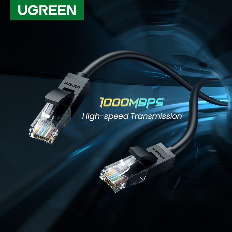 UGREEN 50192 Cat6 Ethernet Patch Cable Gigabit RJ45 Network Wire Lan Cable Plug Cat 6 Connector for Computer, PC,and other device