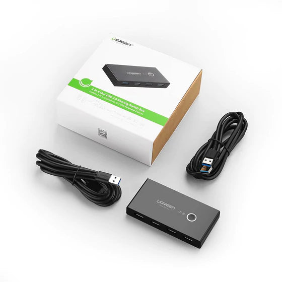UGREEN 30768 2 In 4 Out USB 3.0 Sharing Switch Box