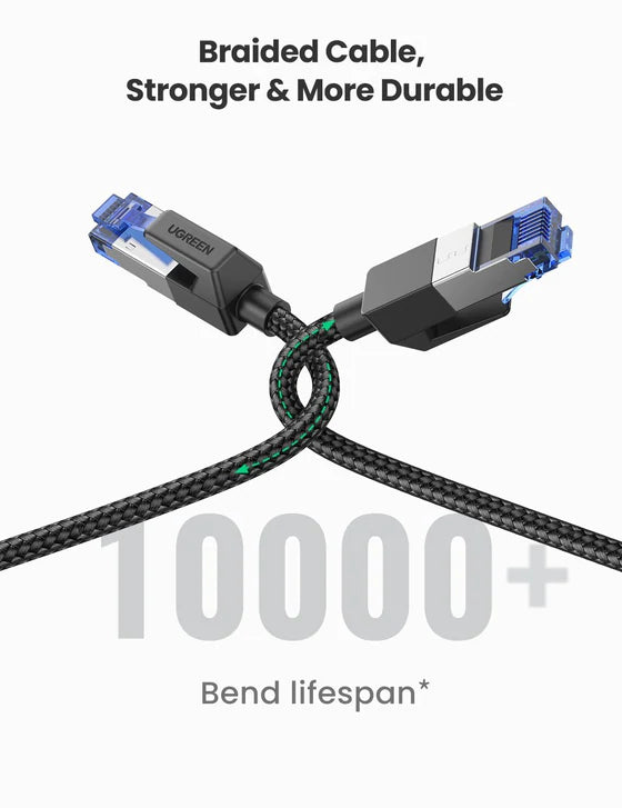 UGREEN 80429 CAT8 Shielded Round Braided LAN Cable