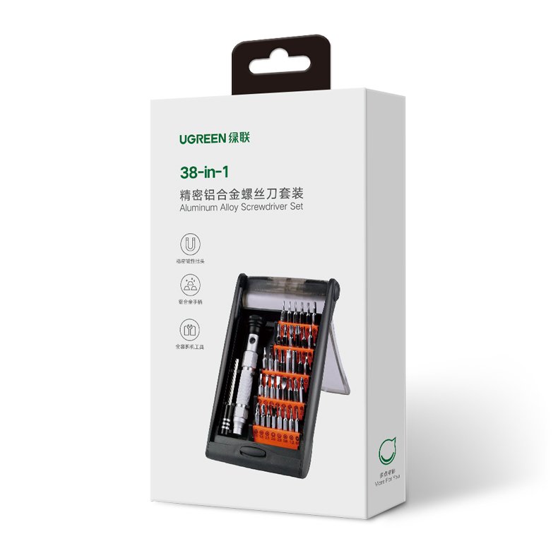 UGREEN 80459 38-in-1 Aluminum Alloy Screwdriver Set