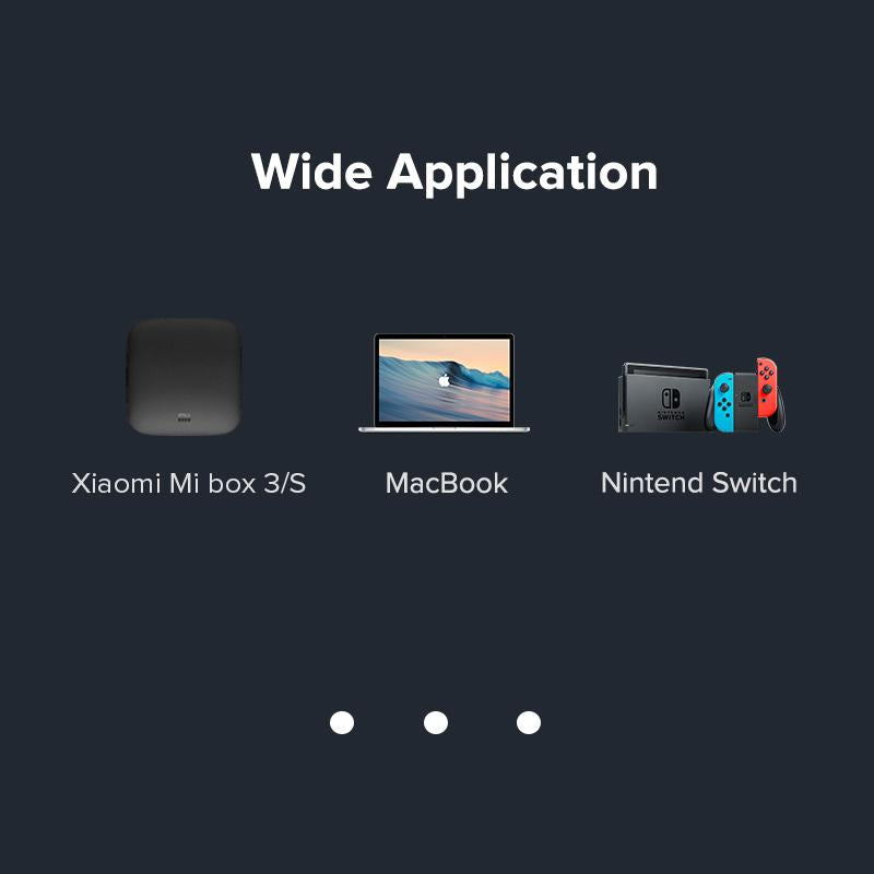 UGREEN 50922 USB to RJ45 Ethernet Adapter Aluminum Case (Space Gray)