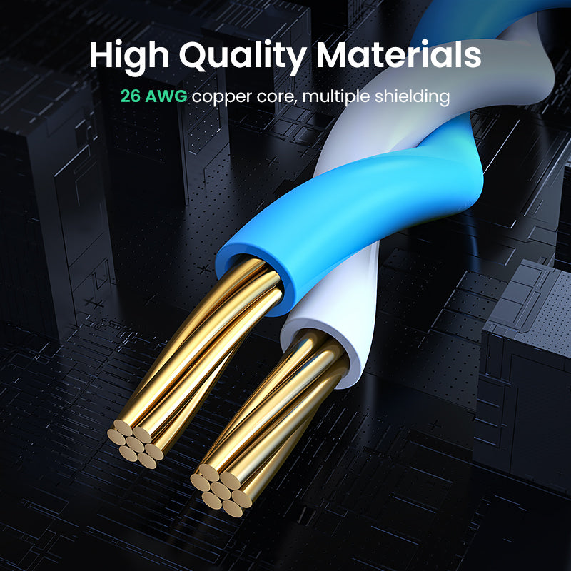 UGREEN 50192 Cat6 Ethernet Patch Cable Gigabit RJ45 Network Wire Lan Cable Plug Cat 6 Connector for Computer, PC,and other device