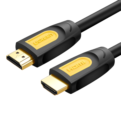 UGREEN 10151 HDMI Round Cable 4K (Yellow/Black)