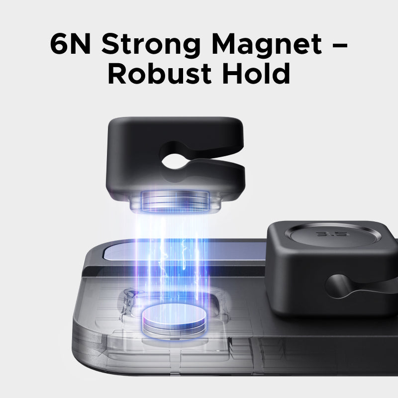 UGREEN 6PCS Magnetic Cable Holders 6N Strong Magnets with Super Adhesive Pads
