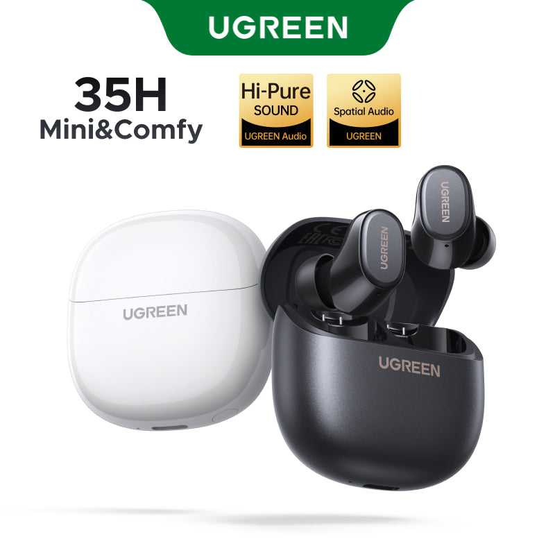 UGREEN Dots Earphone Bluetooth 6.0 AI Call Noise Cancellation 35H Play Time