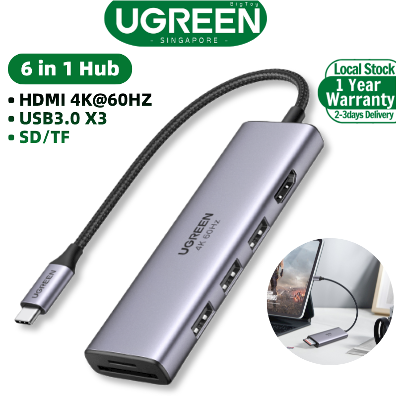 C Hub Macbook Air Usb Port Type UGREEN USB C HUB 4K60Hz