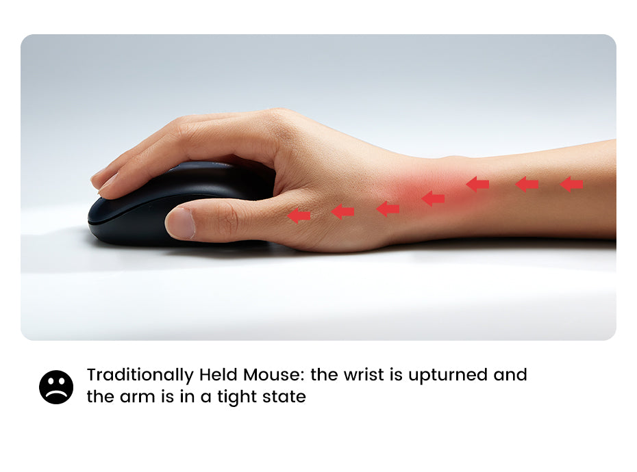 UGREEN Vertical Ergonomic Mouse, Bluetooth & 2.4G, Quiet clicks, 5 Buttons, 4000 DPI Wireless Mouse 4 Adjustable DPI, Silent Mouse for Laptop, Mac, Chromebook, PC, Windows, Black