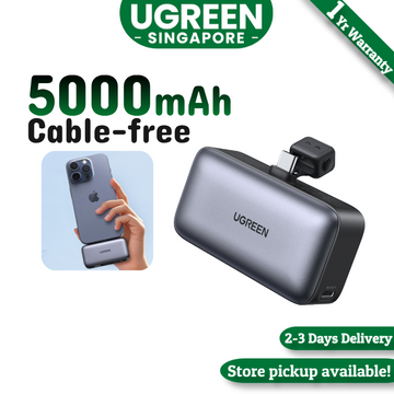 UGREEN 5000mAh Powerbank Portable Charger 22.5W Built-In USB-C Power Bank with LED Display PD USB C Mini Power Bank Fast Charging Battery Powerbank Compatible Android iPhone Samsung Huawei Honor Xiaomi