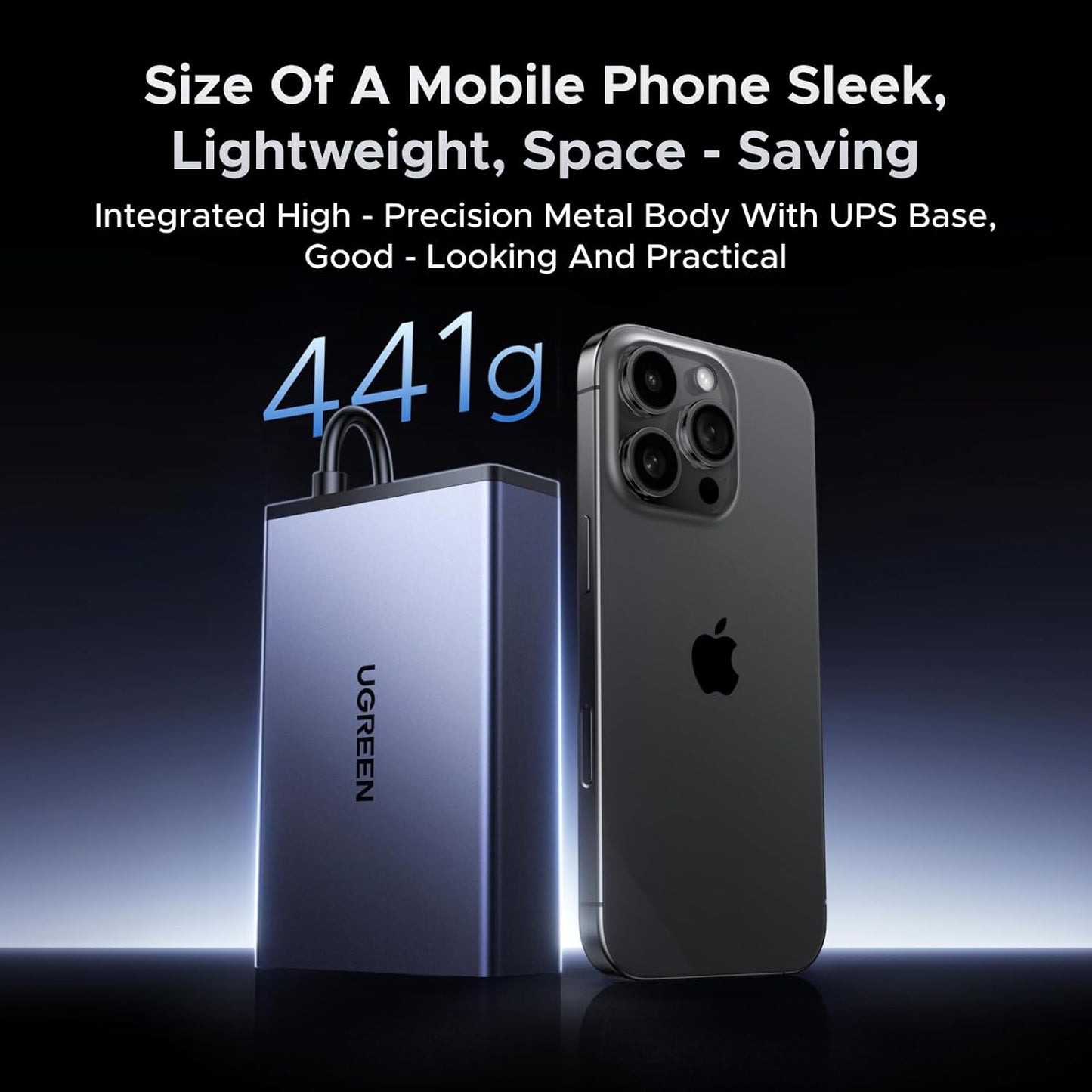 UGREEN NAS UPS, 120W DC Battery Backup and Surge Protector, 12000mAh Uninterruptible Battery Power Supply Only Compatible for UGREEN NAS DH2300, DH4300 Plus, DXP2800, DXP4800,DXP4800 Plus,DXP480T Plus