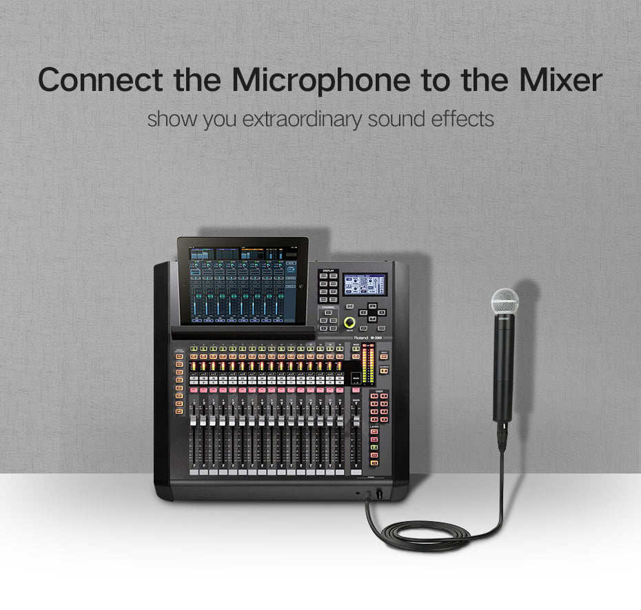 UGREEN 6.35mm to XLR Microphone Audio HiFi Cable XLR Female to