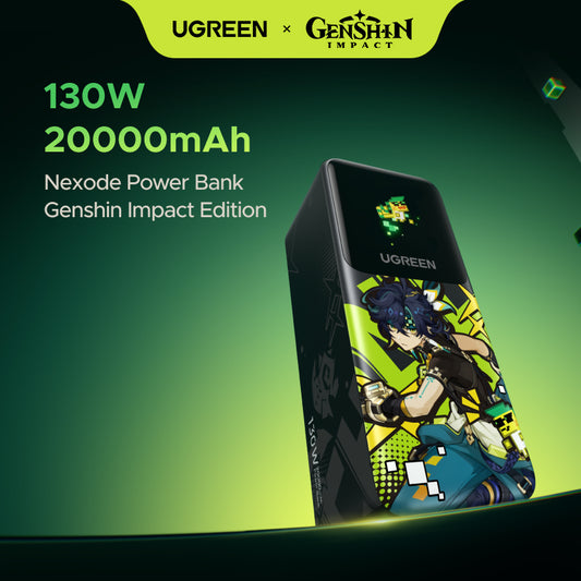UGREEN 20000mAh 130W Portable Charger Nexode Power Bank Genshin Impact Edition