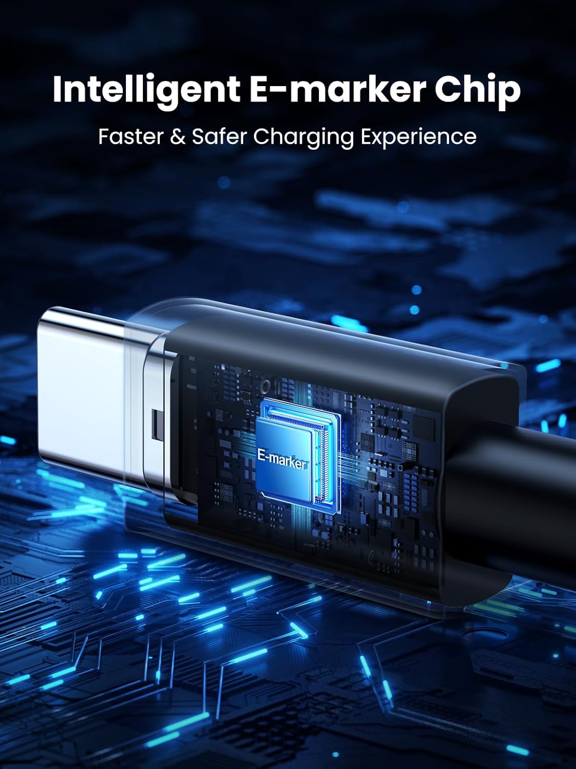 UGREEN 240W USB C Cable Fast Charging, Type C Power Delivery Cord, USB2.0 480Mbps for iPhone 16 Pro Max/15, MacBook Pro, iPad Pro, Dell XPS, Chromebook, Pixel 9/8, Galaxy S24/S23, Switch