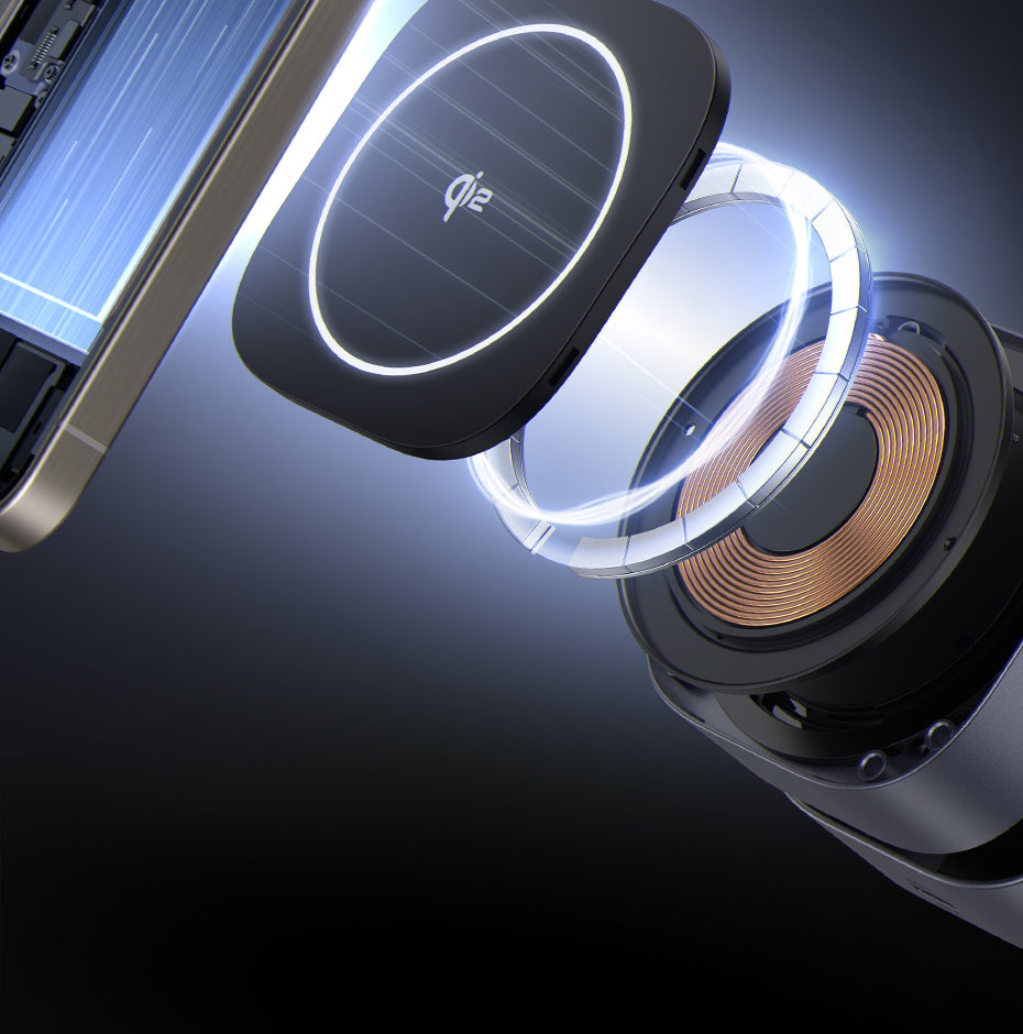 UGREEN 2-IN-1 25W MagFlow Wireless Charger for iPhone 16 15 Pro Max iPhone 16 15 Plus AirPods Pro/Max Xiaomi Samsung S25 S24 Ultra Samsung Earphone Huawei