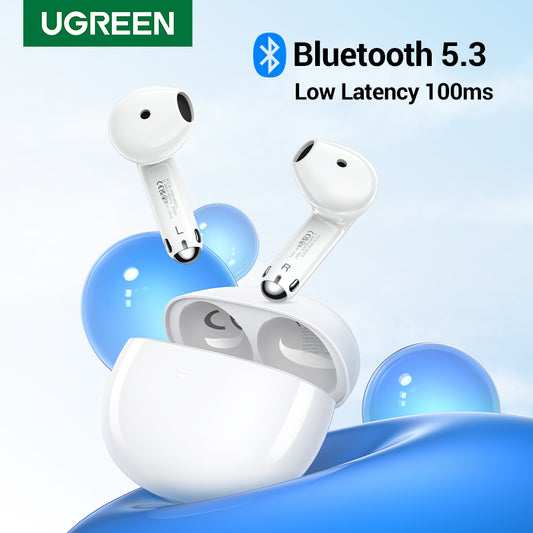 UGREEN 15612 Hitune H5 Bluetooth 5.3 Wireless Earphone 4-Mic for iPhone 15 Pro Max