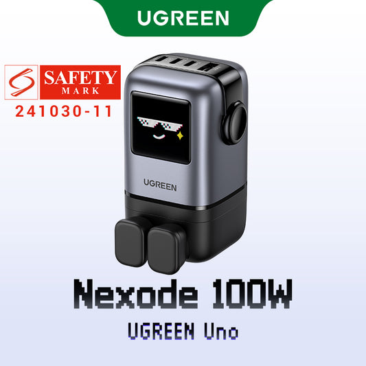 UGREEN Uno Charger 100W RobotGaN Charger 3 USB C 1 USB A Wall Charger GaN Charger for MacBook Pro/Air, Dell XPS, iPad Mini/Pro iPhone 16 15 Pro Max iPhone 16 15 Plus Samng Galaxy S25 S24 Ultra Z Fold5 M14 Z Flip5 , Pixel, and More