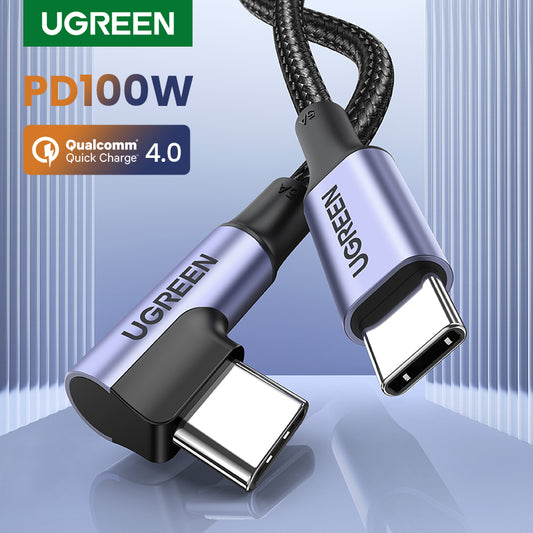 UGREEN 70643 USB Type C to USB C PD 100W Charge Data Transfe Cable Nylon Braided