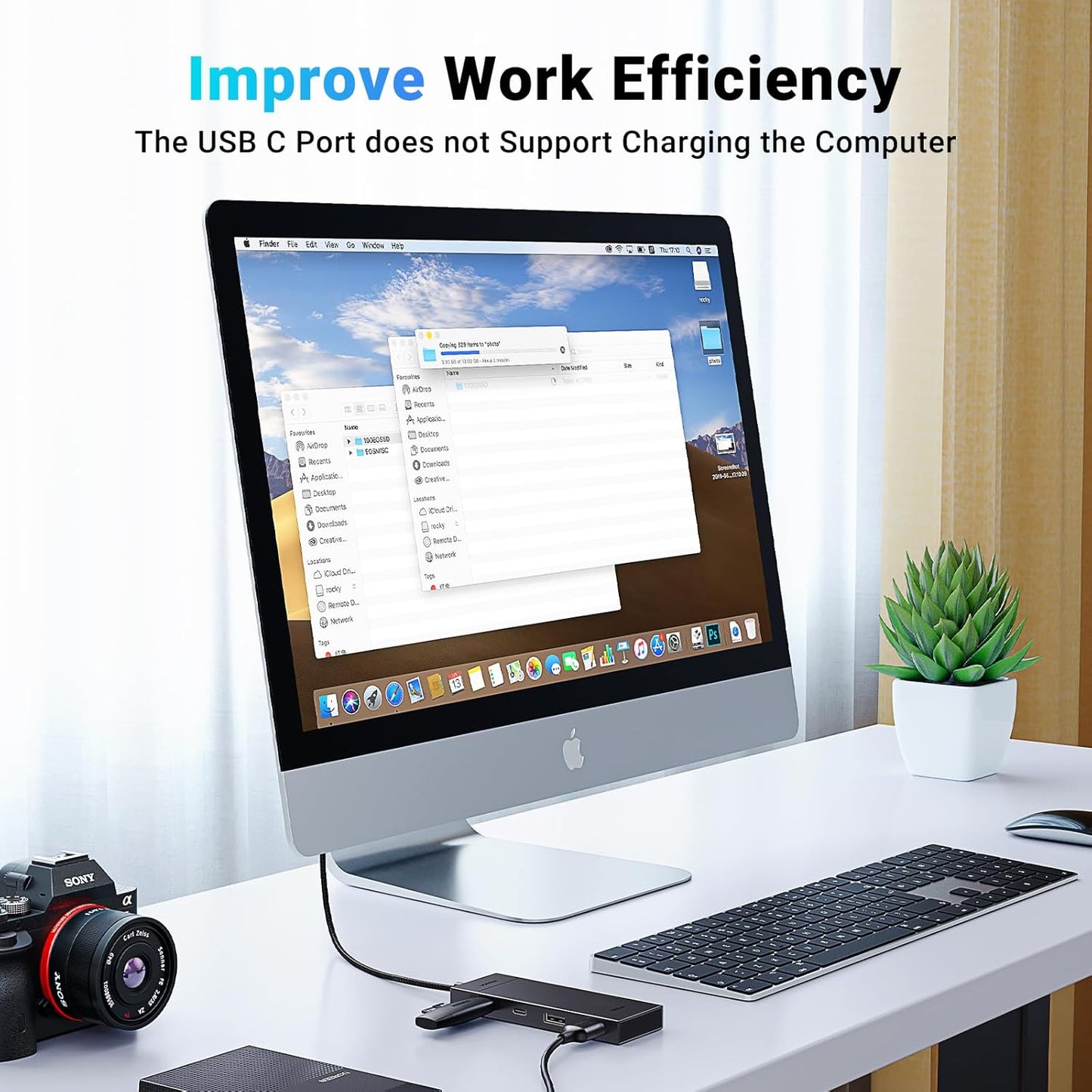 UGREEN USB C HUB 10Gbps Type-C 3.2 Gen2 USB Splitter USB C USB A Hub 4 USB Port 3.2 for MacBook Pro Air Type C Multiport Adapter