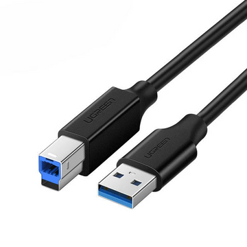 UGREEN 10372 USB 3.0 Printer Cable Scanner A Male to B Male 2m USB 3.0 AM To BM Data Cable
