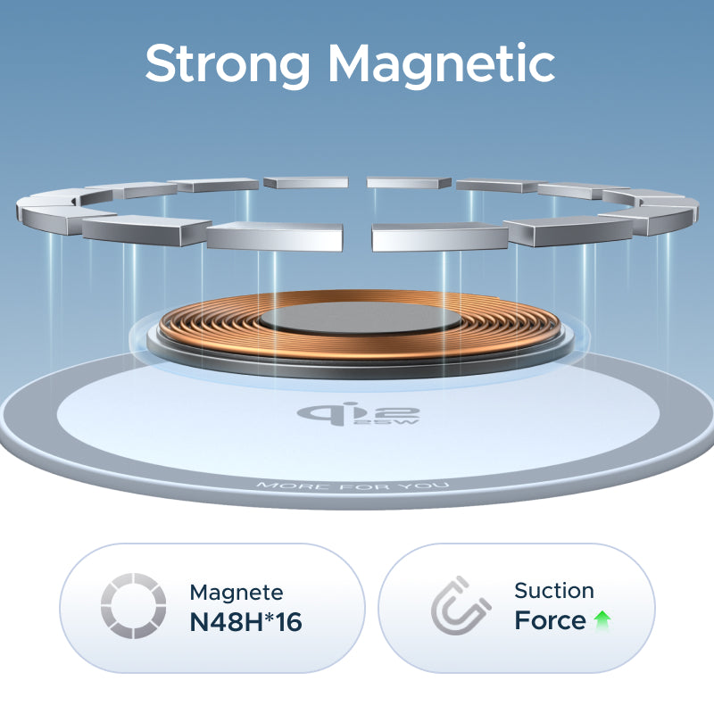 UGREEN Qi2 25W Magflow Magnetic Wireless Charger 25W for iPhone 17 Pro Max iPhone 17 Pro iPhone 17 Air iPhone 17 16 Google Pixel Qi2.2 Version