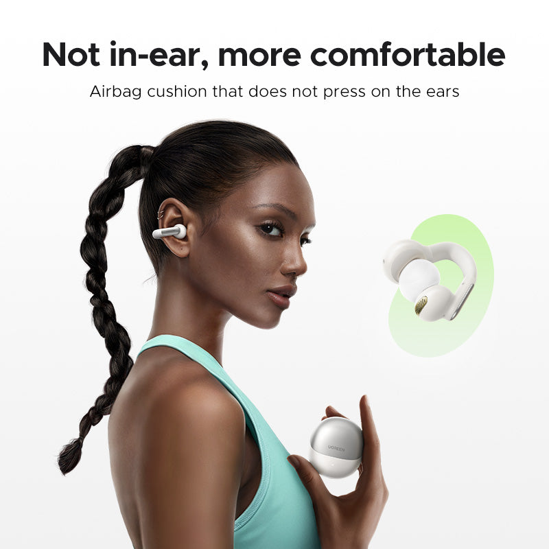 UGREEN ClipBuds S5 Bluetooth 5.4 Wireless Earphone for iPhone 16 15 Pro Max Samsung S24 S23 Ultra