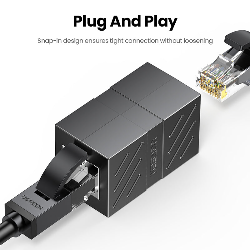 UGREEN RJ45 Cat 8 Cat7 Cat6 Cat5 RJ45 Female Connector Ethernet Adapter Lan Network Extender Extension Cable for Ethernet Cable