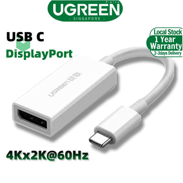 UGREEN 40372 USB C To DisplayPort DP Female Adapter