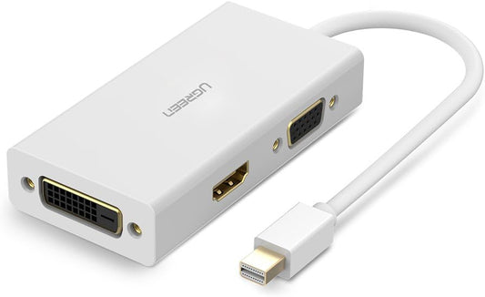 UGREEN 20417 Mini DisplayPort to HDMI DVI VGA Adapter 4K Mini DP Converter Thunderbolt
