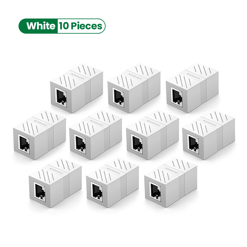 UGREEN RJ45 Cat 8 Cat7 Cat6 Cat5 RJ45 Female Connector Ethernet Adapter Lan Network Extender Extension Cable for Ethernet Cable