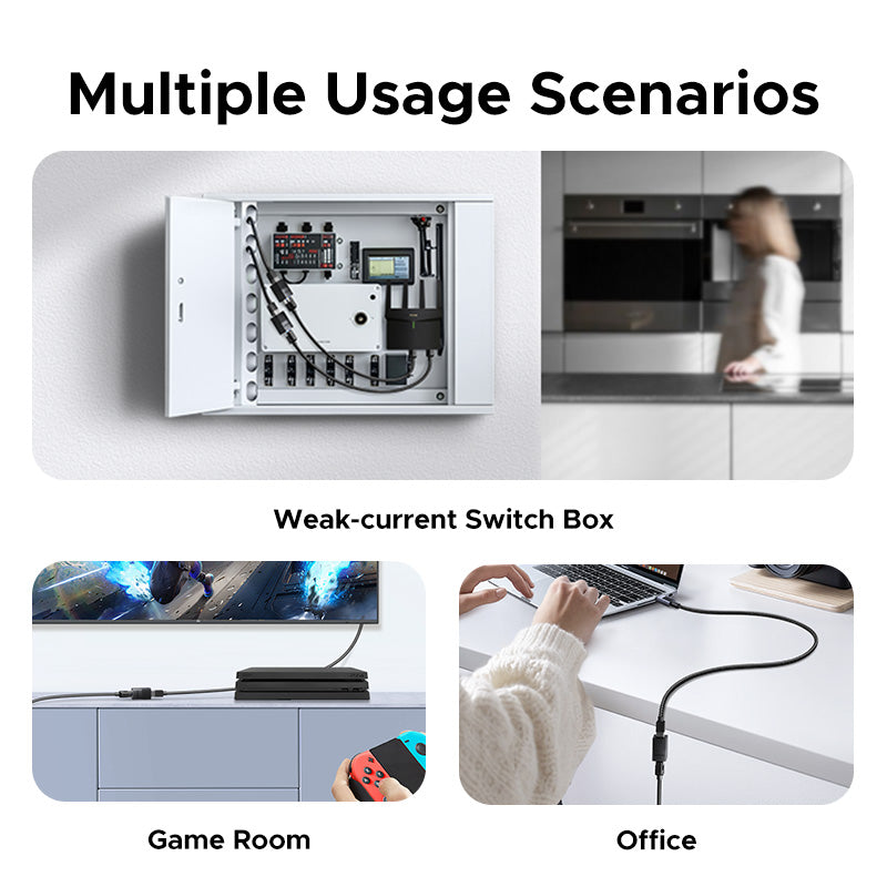 UGREEN Network Connector RJ45 10Gbps Extend Network Signal For Eterna Cable Cat8 7 6A 6 5E
