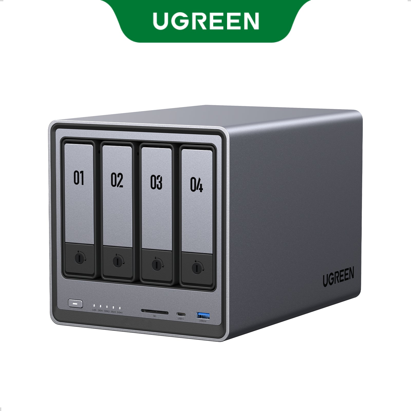 UGREEN NASync DXP4800 4-Bay Desktop NAS, Intel N100 Quad-core CPU UGREEN NASync DXP4800 4-Bay Desktop NAS, Intel N100 Quad-core CPU