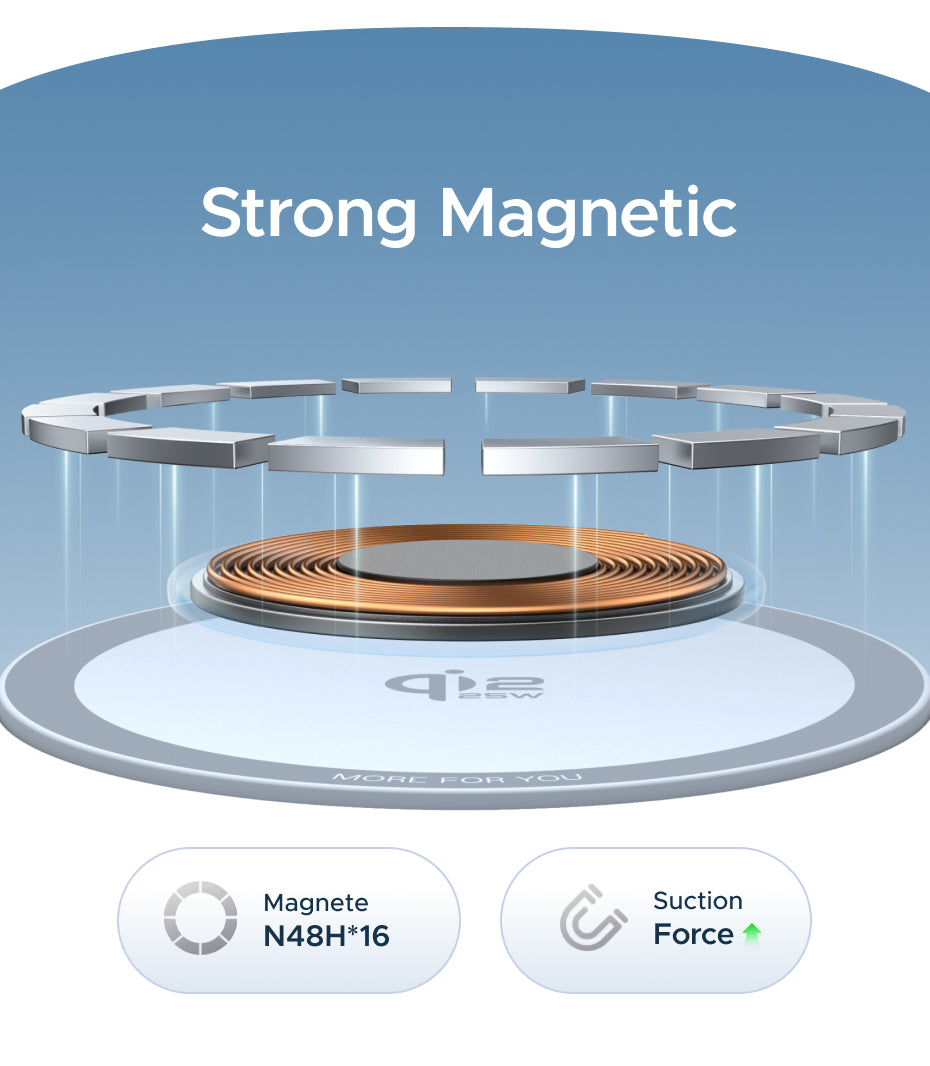 UGREEN Qi2 25W Magflow Magnetic Wireless Charger 25W for iPhone 17 Pro Max iPhone 17 Pro iPhone 17 Air iPhone 17 16 Google Pixel Qi2.2 Version