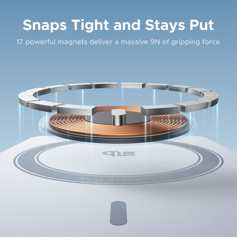 [3C Certified] UGREEN Qi2 25W MagFlow Magnetic Wireless Power Bank 10000mAh 30W PD Fast Charge with Built-in USB-C Cable, MagSafe Compatible for iPhone 16 15 14 Pro Max, Samsung S25 S24 Ultra