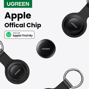 UGREEN 60387 Finder Security SmartTrack Link SmartTag With Apple Find My Key Bluetooth Tracker For Earbud Luggage MFi Phone Finder IOS