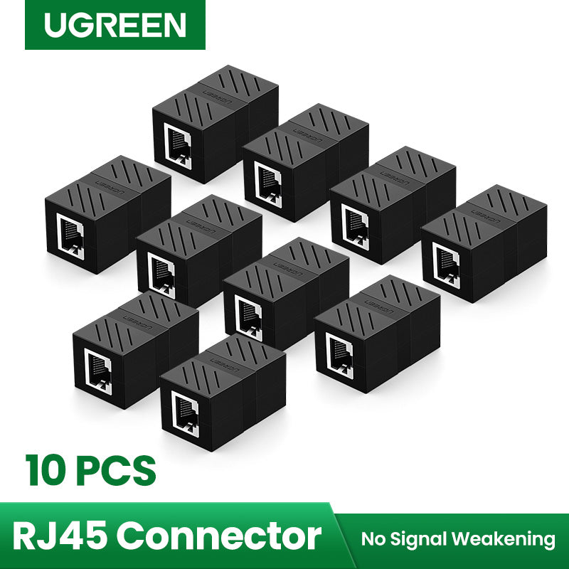 UGREEN RJ45 Cat 8 Cat7 Cat6 Cat5 RJ45 Female Connector Ethernet Adapter Lan Network Extender Extension Cable for Ethernet Cable