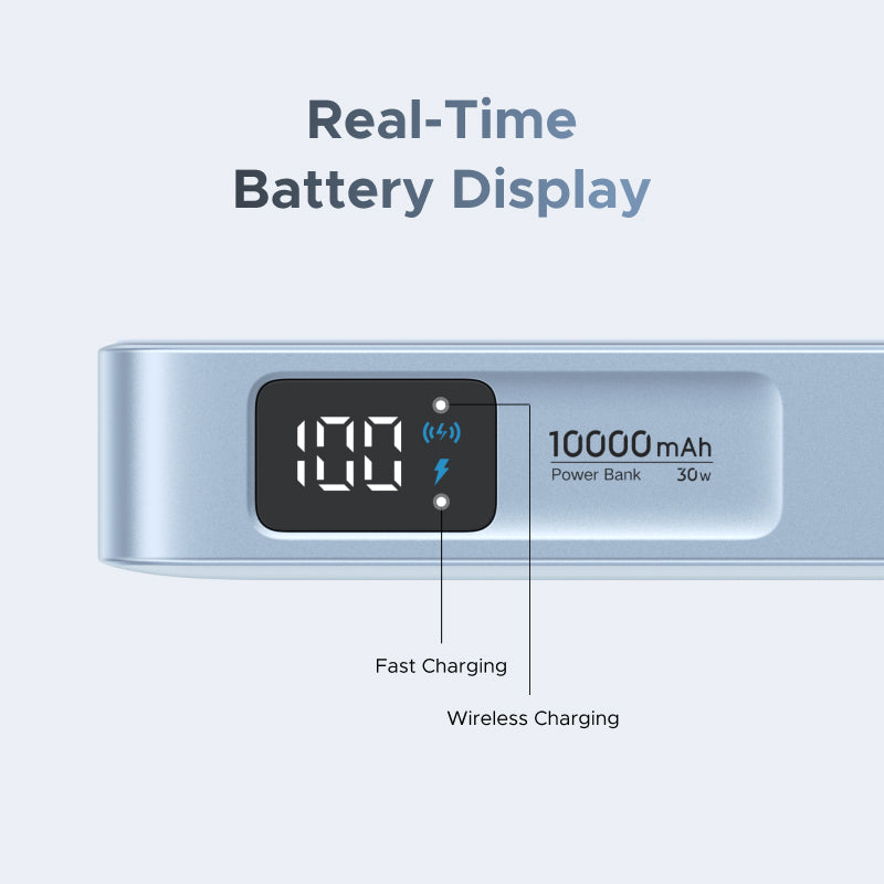 [3C Certified] UGREEN Qi2 25W MagFlow Magnetic Wireless Power Bank 10000mAh 30W PD Fast Charge with Built-in USB-C Cable, MagSafe Compatible for iPhone 16 15 14 Pro Max, Samsung S25 S24 Ultra