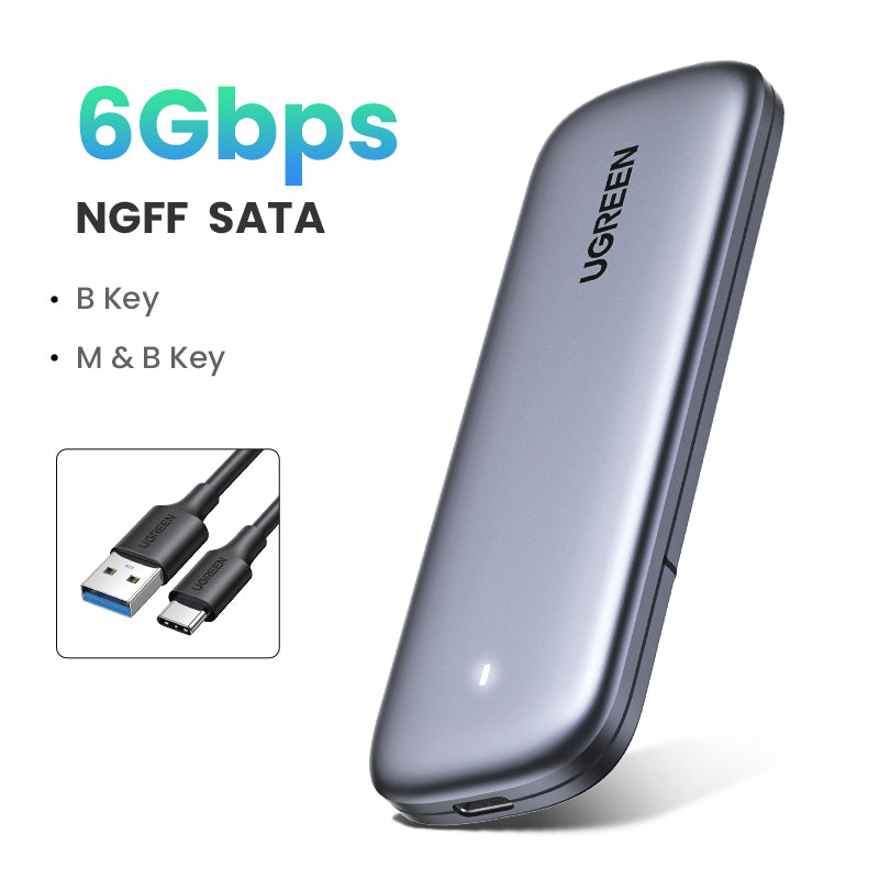 UGREEN SSD Case M.2 Enclosure USB Type C Micro USB External Mobile