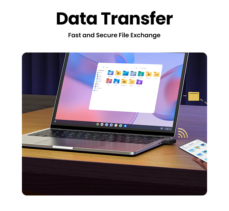 UGREEN USB Bluetooth 6.0 Dongle Adapter for PC Speaker Wireless Mouse Keyboard Music Audio Receiver Transmitter Bluetooth