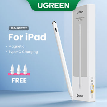 UGREEN Stylus Pen for iPad Apple Pencil Active Stylus Pen for iPad Air3/4, iPad Pro 2021 2022 2023 2024 iPad Accessories Touch Pen