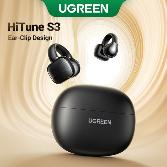UGREEN ClipBuds S3 Bluetooth 5.4 Wireless Earphone for iPhone 16 15 Pro Max Samsung S24 S23 Ultra Waterproof IPX5