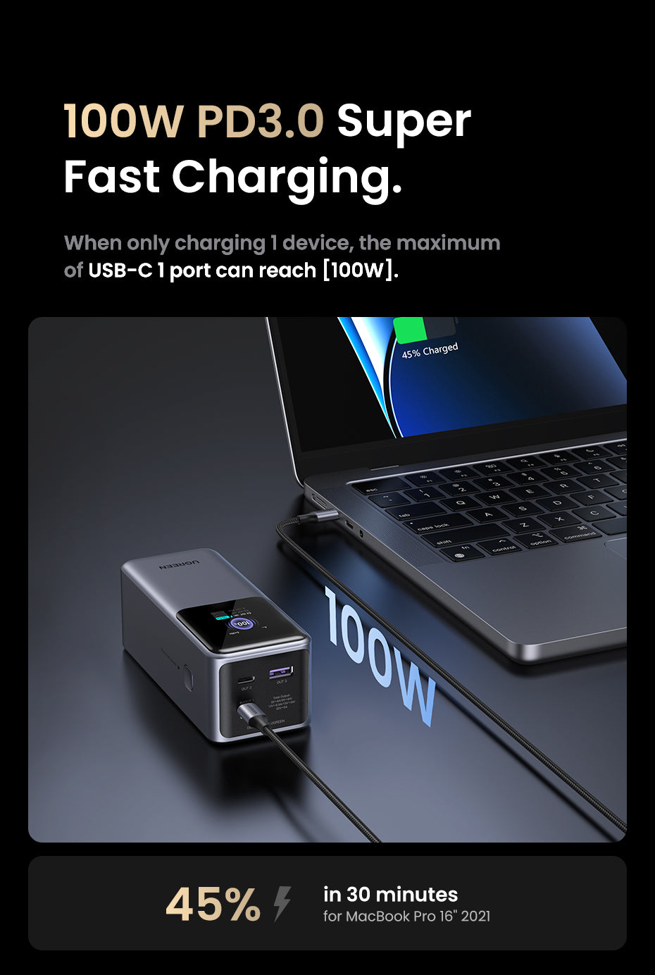 charge dell laptop with power bank