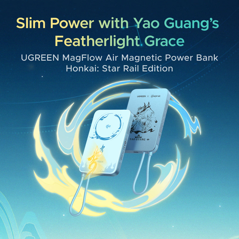 UGREEN Ultra Thin 10000mAh Qi2 15W MagFlow Air Magnetic Power Bank Honkai: Star Rail Edition