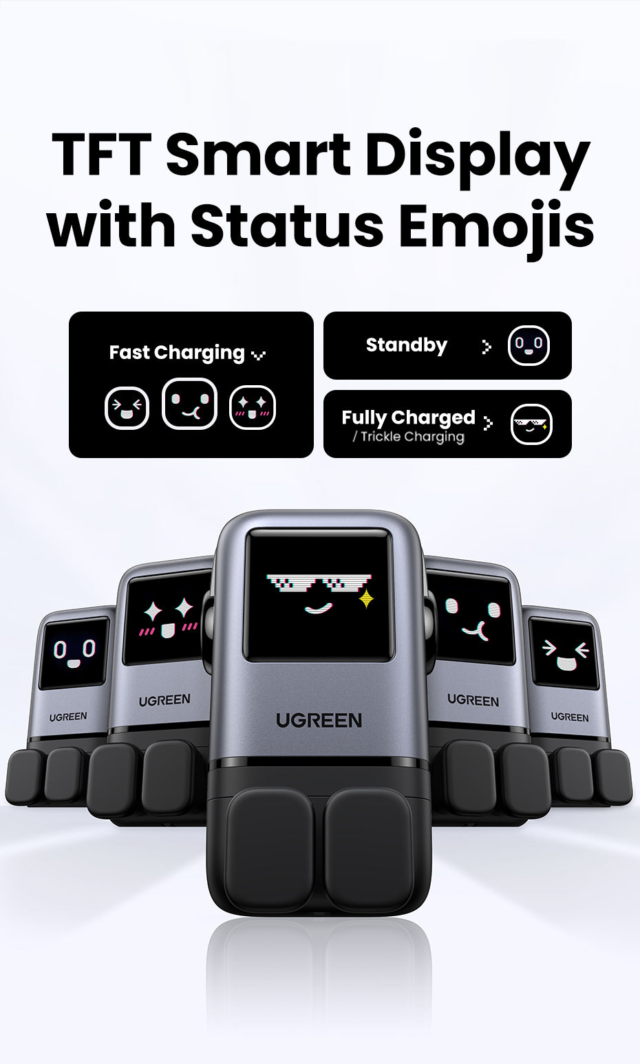 UGREEN Uno Charger 100W RobotGaN Charger 3 USB C 1 USB A Wall Charger GaN Charger for MacBook Pro/Air, Dell XPS, iPad Mini/Pro iPhone 16 15 Pro Max iPhone 16 15 Plus Samng Galaxy S25 S24 Ultra Z Fold5 M14 Z Flip5 , Pixel, and More