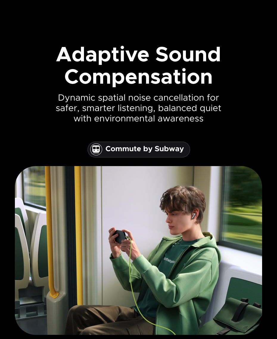 UGREEN LightBuds Magic Earphone Bluetooth 6.0 ANC ENC Active Noise Cancellation