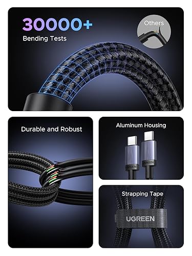 UGREEN 65907 L532 240W USB-C to USB-C Cable – PD 3.1 High-Power Fast Charging
