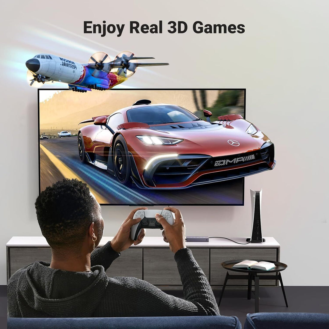 UGREEN HDMI Switch 5 in 1 Out 4K60Hz, HDMI Splitter with Remote 5 Port Switcher Selector Box Support 3D CEC HDR HDCP2.2 Compatible with PS5/4/3 Xbox Nintendo Switch Roku TV Fire Stick