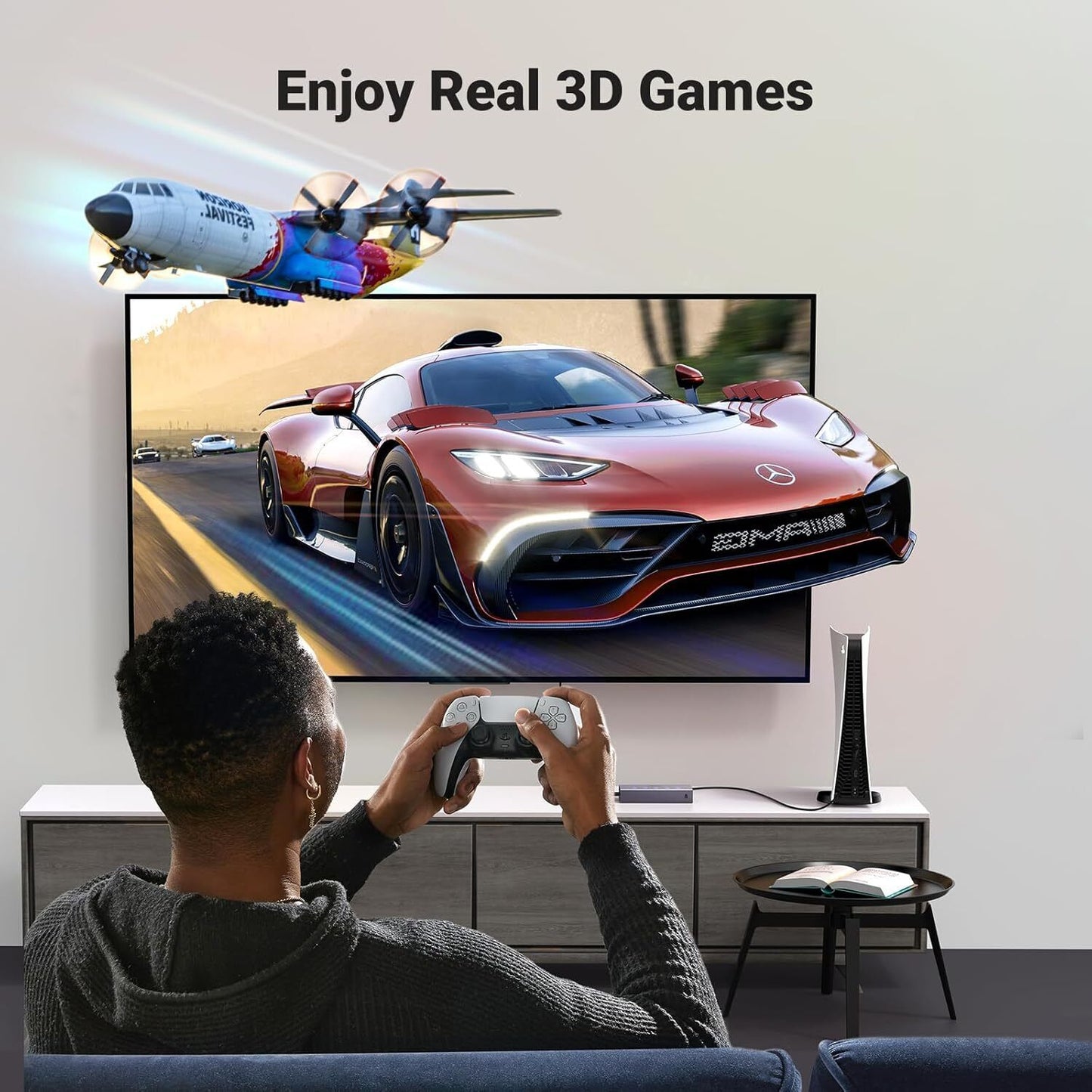 UGREEN HDMI Switch 5 in 1 Out 4K60Hz, HDMI Splitter with Remote 5 Port Switcher Selector Box Support 3D CEC HDR HDCP2.2 Compatible with PS5/4/3 Xbox Nintendo Switch Roku TV Fire Stick