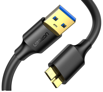 UGREEN 10840 USB 3.0 A Male to Micro USB 3.0 Male Cable 0.5m (Black)