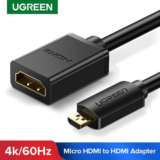 UGREEN 20134 Micro HDMI to HDMI Male to Female HDMI Adapter micro HDMI Converter 1080P