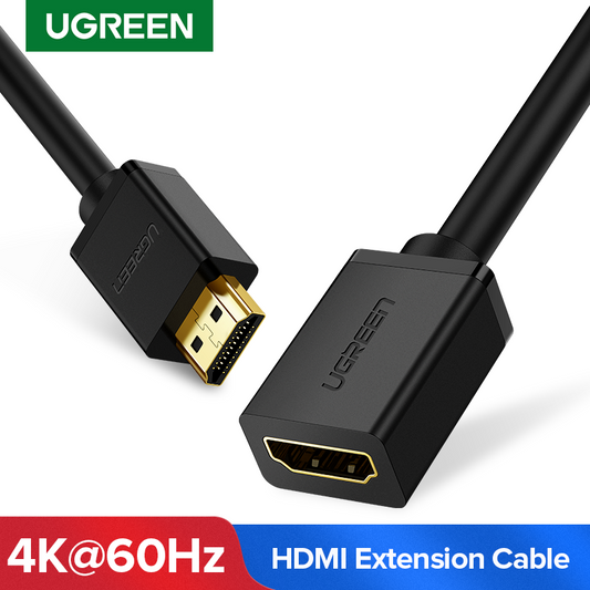 UGREEN 10140 0.5M HDMI Extension Cable 4K/60Hz HDMI Extender Male to Female